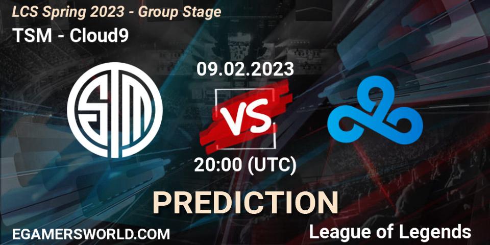 TSM vs Cloud9: Betting TIp, Match Prediction. 09.02.23. LoL, LCS Spring 2023 - Group Stage