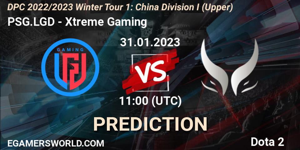 PSG.LGD vs Xtreme Gaming: Betting TIp, Match Prediction. 31.01.23. Dota 2, DPC 2022/2023 Winter Tour 1: CN Division I (Upper)
