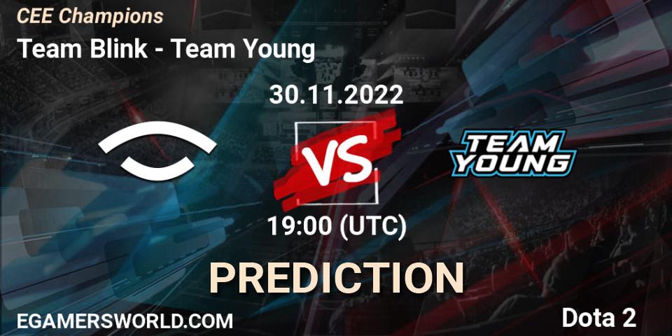 Team Blink vs Team Young: Betting TIp, Match Prediction. 30.11.22. Dota 2, CEE Champions