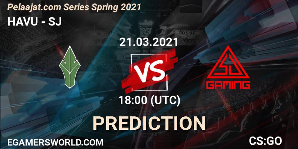 HAVU vs SJ: Betting TIp, Match Prediction. 21.03.21. CS2 (CS:GO), Pelaajat.com Series Spring 2021