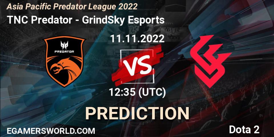 TNC Predator vs GrindSky Esports: Betting TIp, Match Prediction. 11.11.22. Dota 2, Asia Pacific Predator League 2022