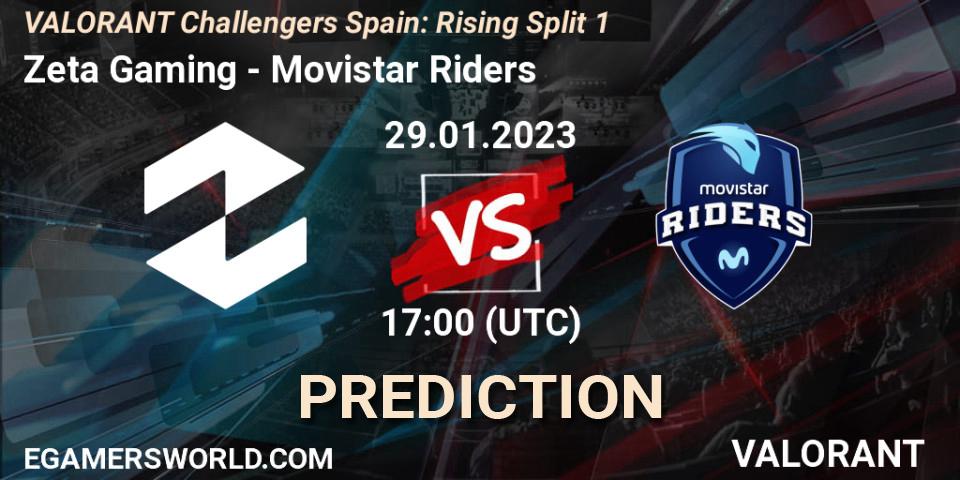 Zeta Gaming vs Movistar Riders: Betting TIp, Match Prediction. 29.01.23. VALORANT, VALORANT Challengers 2023 Spain: Rising Split 1