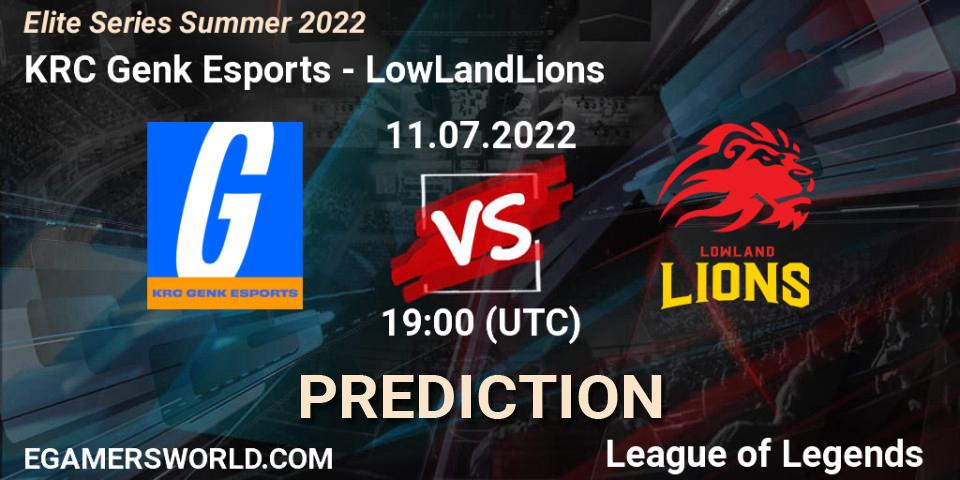 KRC Genk Esports vs LowLandLions: Betting TIp, Match Prediction. 11.07.22. LoL, Elite Series Summer 2022