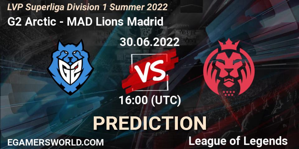 G2 Arctic vs MAD Lions Madrid: Betting TIp, Match Prediction. 30.06.22. LoL, LVP Superliga Division 1 Summer 2022