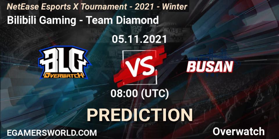Bilibili Gaming vs Team Diamond: Betting TIp, Match Prediction. 05.11.21. Overwatch, NetEase Esports X Tournament - 2021 - Winter