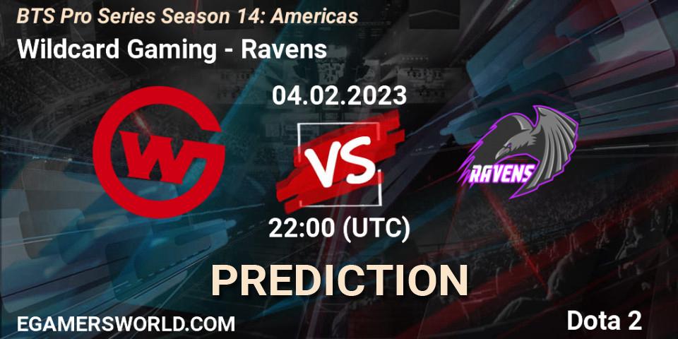 Wildcard Gaming vs Ravens: Betting TIp, Match Prediction. 10.02.23. Dota 2, BTS Pro Series Season 14: Americas