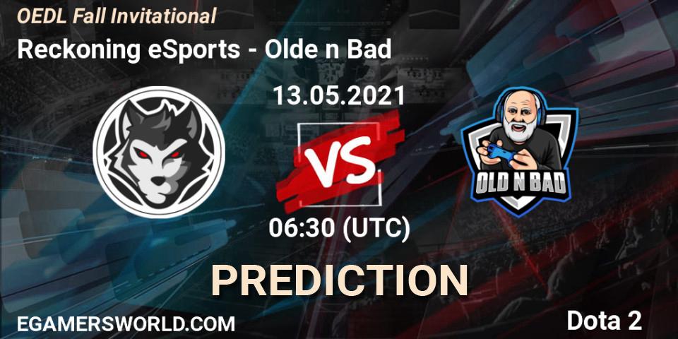 Reckoning eSports vs Olde n Bad: Betting TIp, Match Prediction. 13.05.21. Dota 2, OEDL Fall Invitational