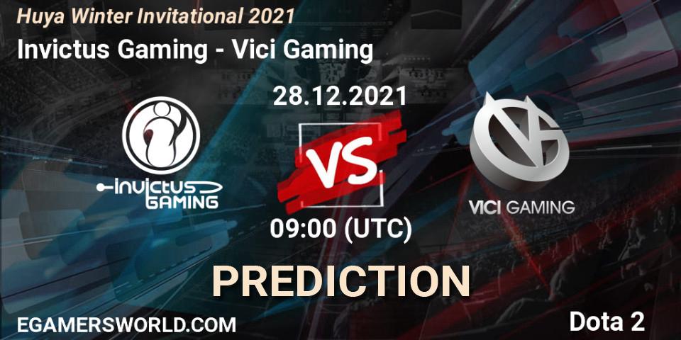 Invictus Gaming vs Vici Gaming: Betting TIp, Match Prediction. 28.12.21. Dota 2, Huya Winter Invitational 2021