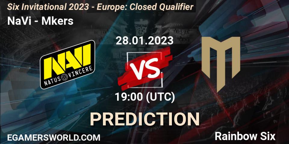 NaVi vs Mkers: Betting TIp, Match Prediction. 28.01.23. Rainbow Six, Six Invitational 2023 - Europe: Closed Qualifier