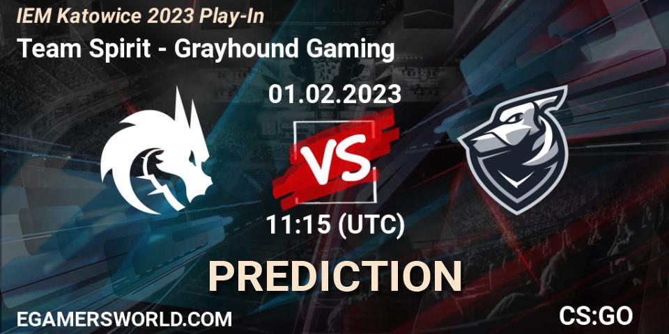 Team Spirit vs Grayhound Gaming: Betting TIp, Match Prediction. 01.02.23. CS2 (CS:GO), IEM Katowice 2023 Play-In