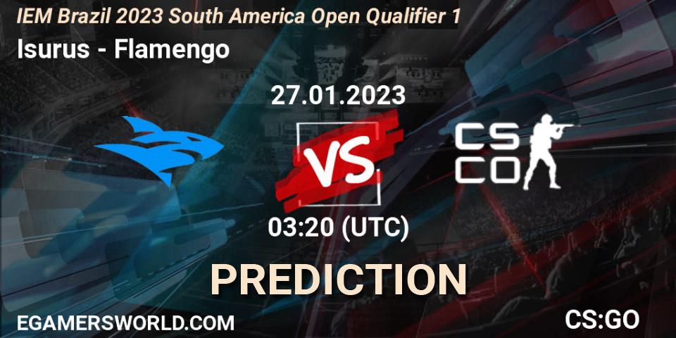 Isurus vs Flamengo: Betting TIp, Match Prediction. 27.01.23. CS2 (CS:GO), IEM Brazil Rio 2023 South America Open Qualifier 1