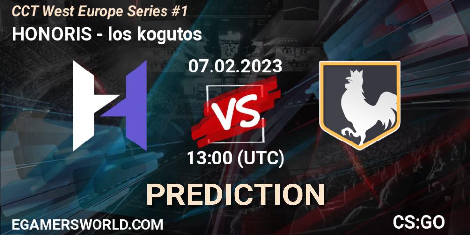HONORIS vs los kogutos: Betting TIp, Match Prediction. 07.02.23. CS2 (CS:GO), CCT West Europe Series #1