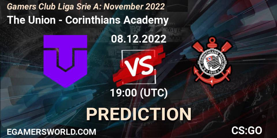 The Union vs Corinthians Academy: Betting TIp, Match Prediction. 08.12.22. CS2 (CS:GO), Gamers Club Liga Série A: November 2022