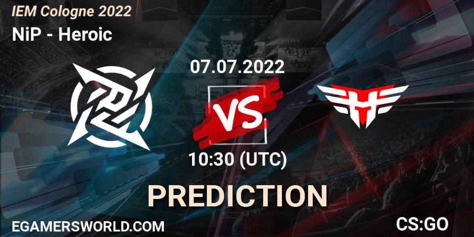 NiP vs Heroic: Betting TIp, Match Prediction. 07.07.22. CS2 (CS:GO), IEM Cologne 2022