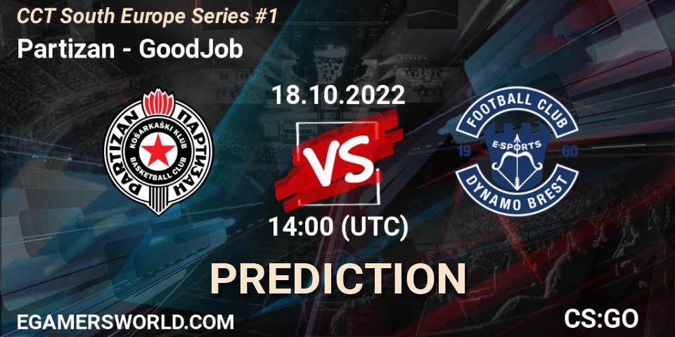 Partizan vs GoodJob: Betting TIp, Match Prediction. 18.10.22. CS2 (CS:GO), CCT South Europe Series #1