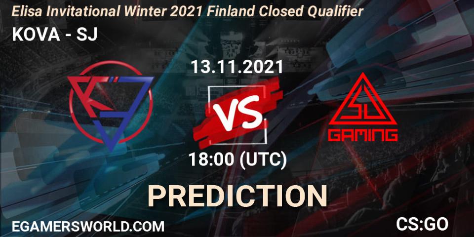 KOVA vs SJ: Betting TIp, Match Prediction. 13.11.21. CS2 (CS:GO), Elisa Invitational Winter 2021 Finland Closed Qualifier