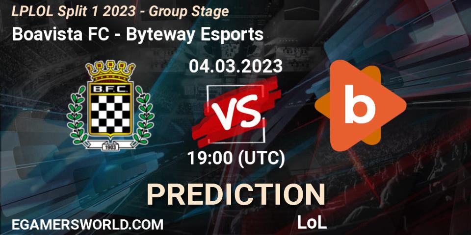 Boavista FC vs Byteway Esports: Betting TIp, Match Prediction. 09.02.23. LoL, LPLOL Split 1 2023 - Group Stage