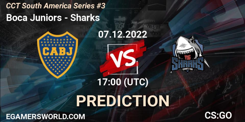 Boca Juniors vs Sharks: Betting TIp, Match Prediction. 07.12.22. CS2 (CS:GO), CCT South America Series #3