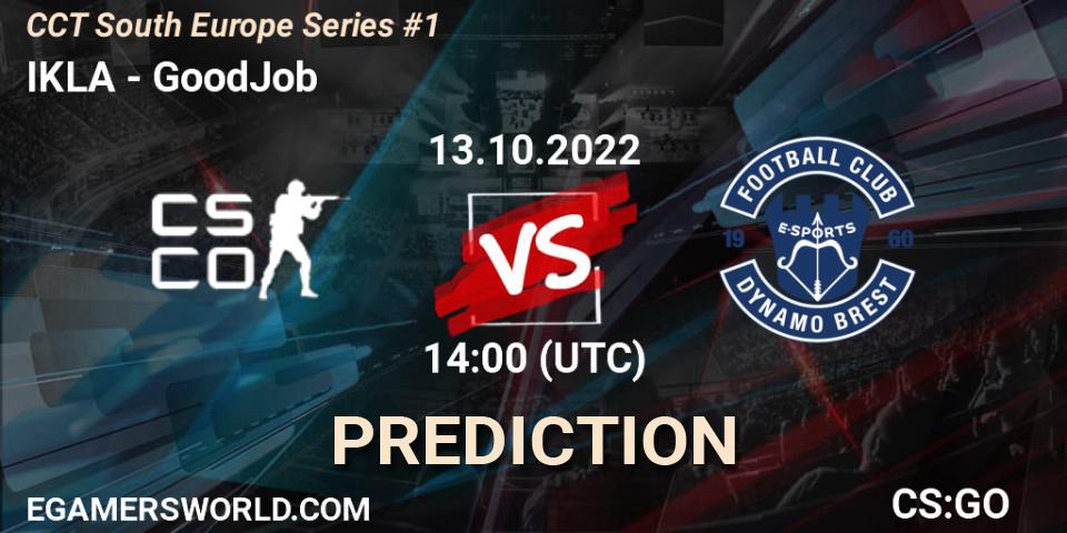 IKLA vs GoodJob: Betting TIp, Match Prediction. 13.10.22. CS2 (CS:GO), CCT South Europe Series #1