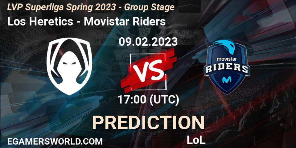 Los Heretics vs Movistar Riders: Betting TIp, Match Prediction. 09.02.23. LoL, LVP Superliga Spring 2023 - Group Stage