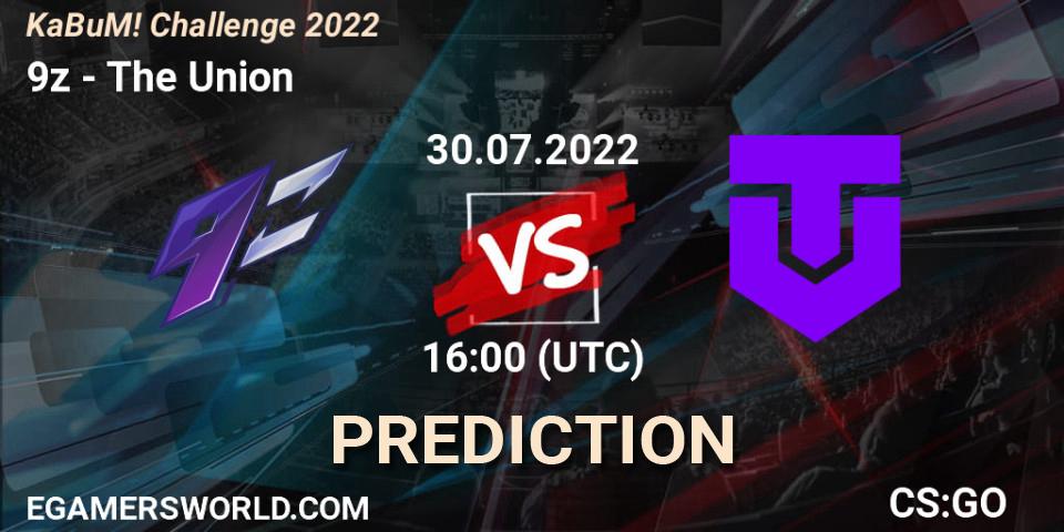 9z vs The Union: Betting TIp, Match Prediction. 30.07.22. CS2 (CS:GO), KaBuM! Challenge 2022
