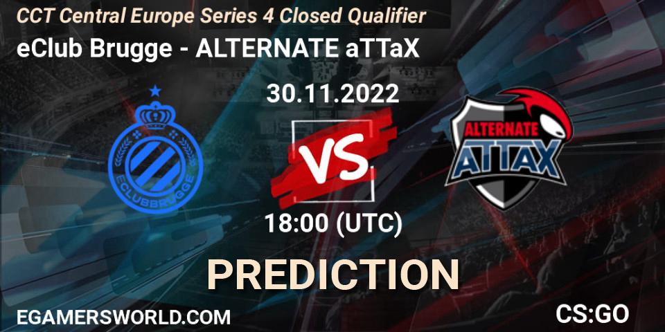 eClub Brugge vs ALTERNATE aTTaX: Betting TIp, Match Prediction. 30.11.22. CS2 (CS:GO), CCT Central Europe Series 4 Closed Qualifier