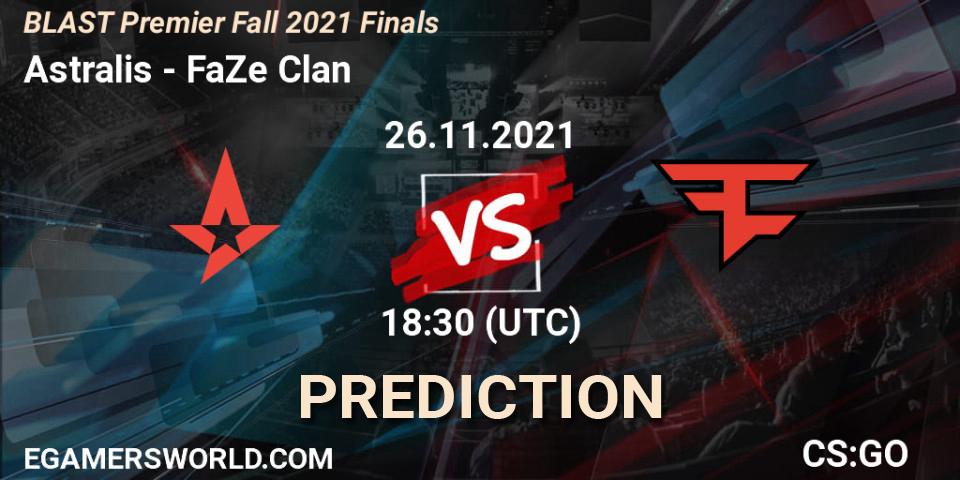 Astralis vs FaZe Clan: Betting TIp, Match Prediction. 26.11.21. CS2 (CS:GO), BLAST Premier Fall 2021 Finals