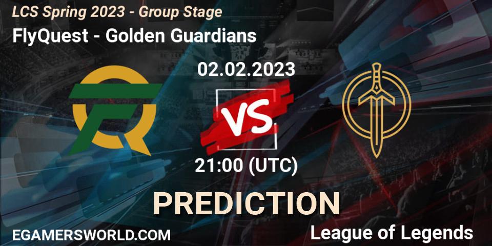 FlyQuest vs Golden Guardians: Betting TIp, Match Prediction. 02.02.23. LoL, LCS Spring 2023 - Group Stage