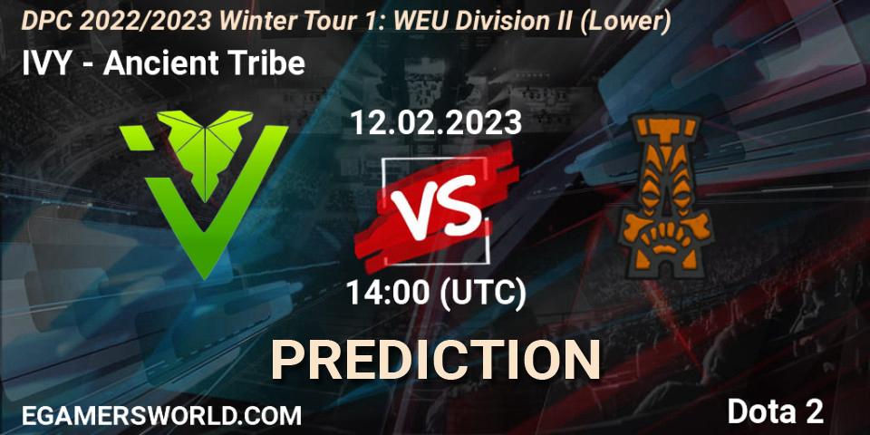 IVY vs Ancient Tribe: Betting TIp, Match Prediction. 12.02.23. Dota 2, DPC 2022/2023 Winter Tour 1: WEU Division II (Lower)