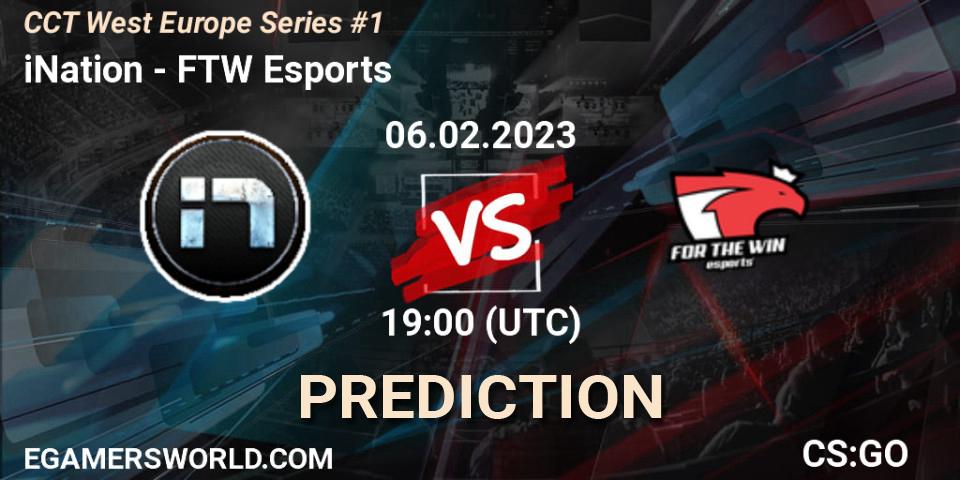 iNation vs FTW Esports: Betting TIp, Match Prediction. 06.02.23. CS2 (CS:GO), CCT West Europe Series #1