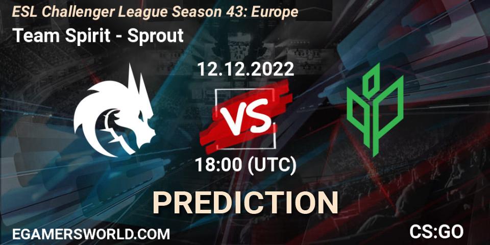 Team Spirit vs Sprout: Betting TIp, Match Prediction. 12.12.22. CS2 (CS:GO), ESL Challenger League Season 43: Europe