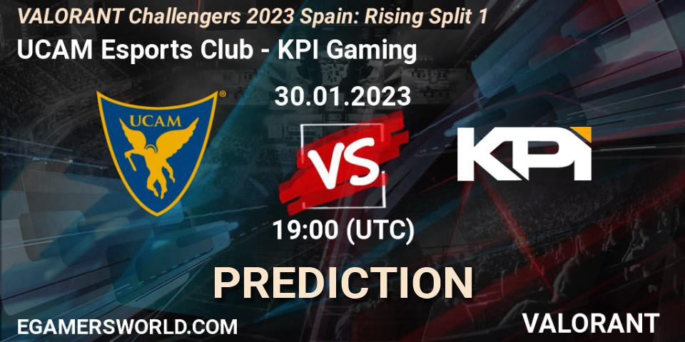 UCAM Esports Club vs KPI Gaming: Betting TIp, Match Prediction. 30.01.23. VALORANT, VALORANT Challengers 2023 Spain: Rising Split 1