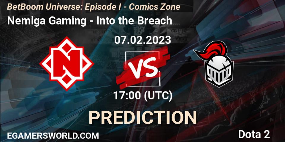 Nemiga Gaming vs Into the Breach: Betting TIp, Match Prediction. 07.02.23. Dota 2, BetBoom Universe: Episode I - Comics Zone