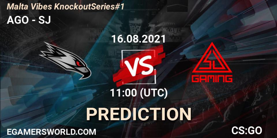 AGO vs SJ: Betting TIp, Match Prediction. 16.08.21. CS2 (CS:GO), Malta Vibes Knockout Series #1