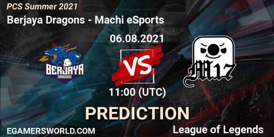 Berjaya Dragons vs Machi eSports: Betting TIp, Match Prediction. 06.08.21. LoL, PCS Summer 2021