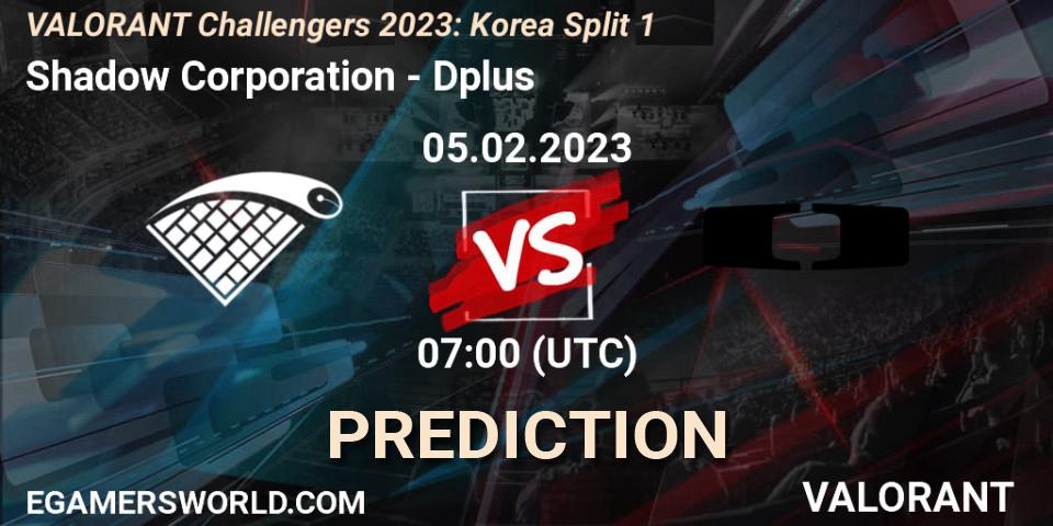 Shadow Corporation vs Dplus: Betting TIp, Match Prediction. 05.02.23. VALORANT, VALORANT Challengers 2023: Korea Split 1