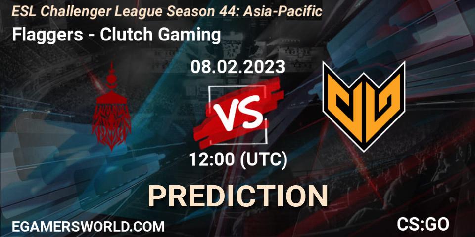 Flaggers vs Clutch Gaming: Betting TIp, Match Prediction. 08.02.23. CS2 (CS:GO), ESL Challenger League Season 44: Asia-Pacific