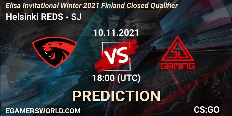 Helsinki REDS vs SJ: Betting TIp, Match Prediction. 10.11.21. CS2 (CS:GO), Elisa Invitational Winter 2021 Finland Closed Qualifier