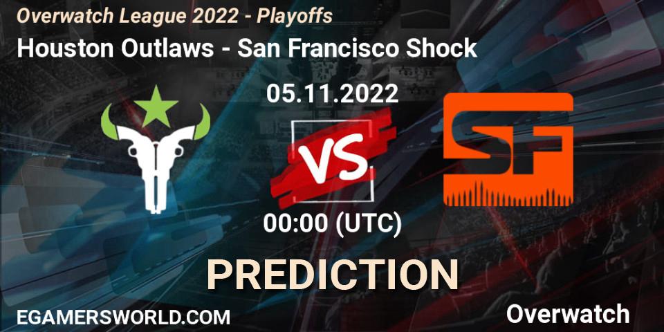 Houston Outlaws vs San Francisco Shock: Betting TIp, Match Prediction. 05.11.22. Overwatch, Overwatch League 2022 - Playoffs