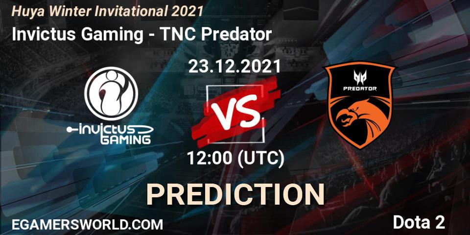 Invictus Gaming vs TNC Predator: Betting TIp, Match Prediction. 23.12.21. Dota 2, Huya Winter Invitational 2021
