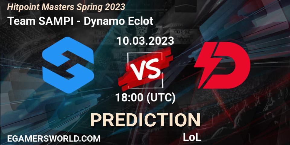 Team SAMPI vs Dynamo Eclot: Betting TIp, Match Prediction. 14.02.23. LoL, Hitpoint Masters Spring 2023