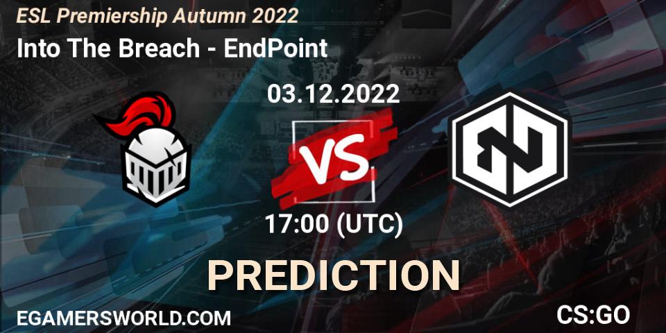 Into The Breach vs EndPoint: Betting TIp, Match Prediction. 03.12.22. CS2 (CS:GO), ESL Premiership Autumn 2022
