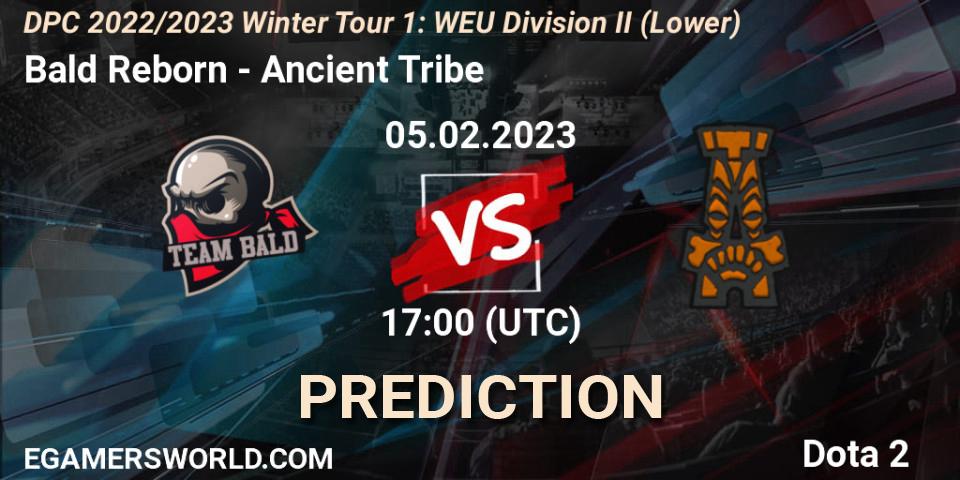 Bald Reborn vs Ancient Tribe: Betting TIp, Match Prediction. 05.02.23. Dota 2, DPC 2022/2023 Winter Tour 1: WEU Division II (Lower)