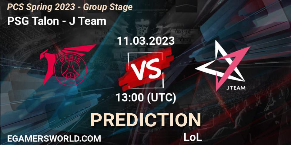 PSG Talon vs J Team: Betting TIp, Match Prediction. 19.02.23. LoL, PCS Spring 2023 - Group Stage