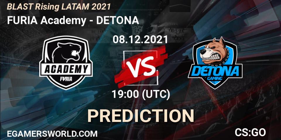 FURIA Academy vs DETONA: Betting TIp, Match Prediction. 08.12.21. CS2 (CS:GO), BLAST Rising LATAM 2021