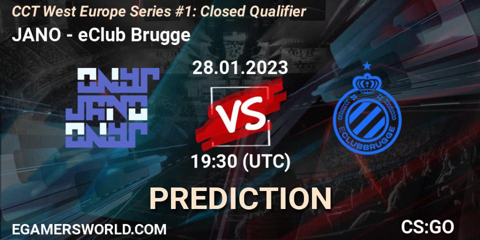 JANO vs eClub Brugge: Betting TIp, Match Prediction. 28.01.23. CS2 (CS:GO), CCT West Europe Series #1: Closed Qualifier