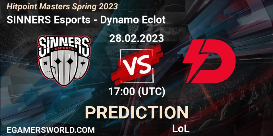 SINNERS Esports vs Dynamo Eclot: Betting TIp, Match Prediction. 28.02.23. LoL, Hitpoint Masters Spring 2023