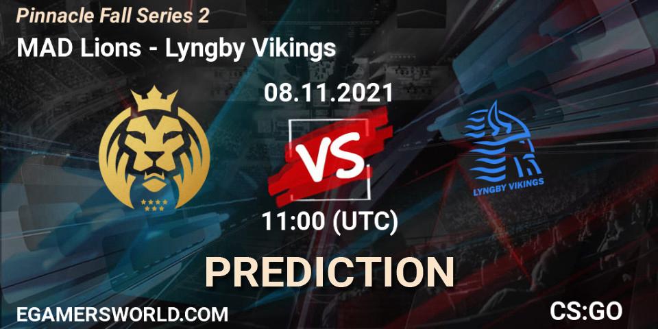 MAD Lions vs Lyngby Vikings: Betting TIp, Match Prediction. 08.11.21. CS2 (CS:GO), Pinnacle Fall Series #2
