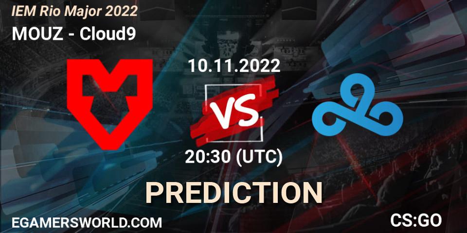 MOUZ vs Cloud9: Betting TIp, Match Prediction. 10.11.22. CS2 (CS:GO), IEM Rio Major 2022