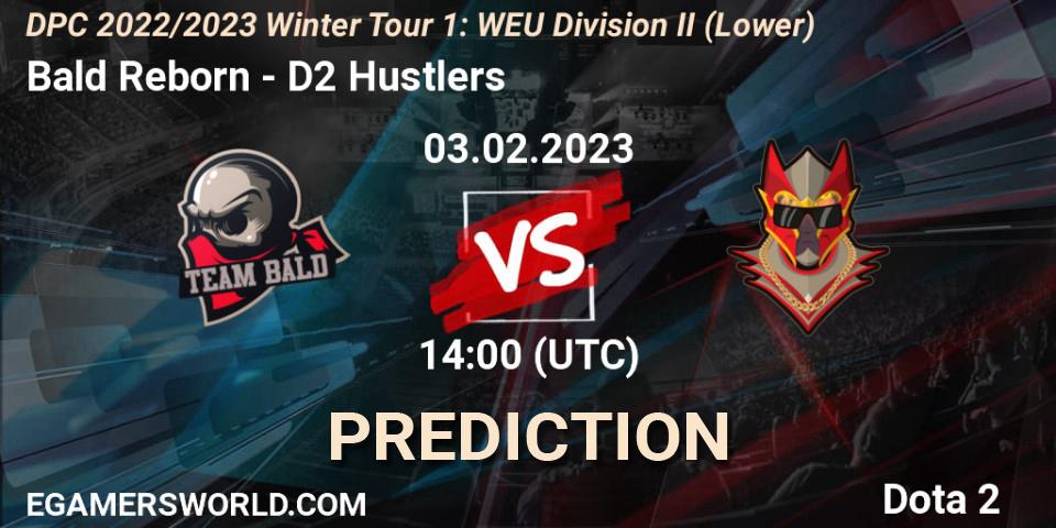 Bald Reborn vs D2 Hustlers: Betting TIp, Match Prediction. 03.02.23. Dota 2, DPC 2022/2023 Winter Tour 1: WEU Division II (Lower)